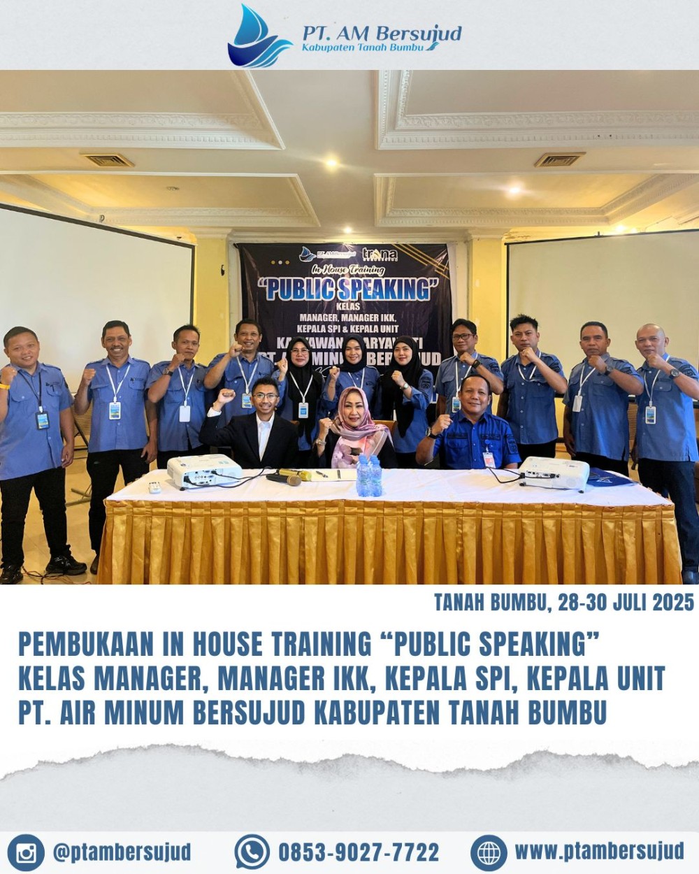 In House Training Public Speaking!